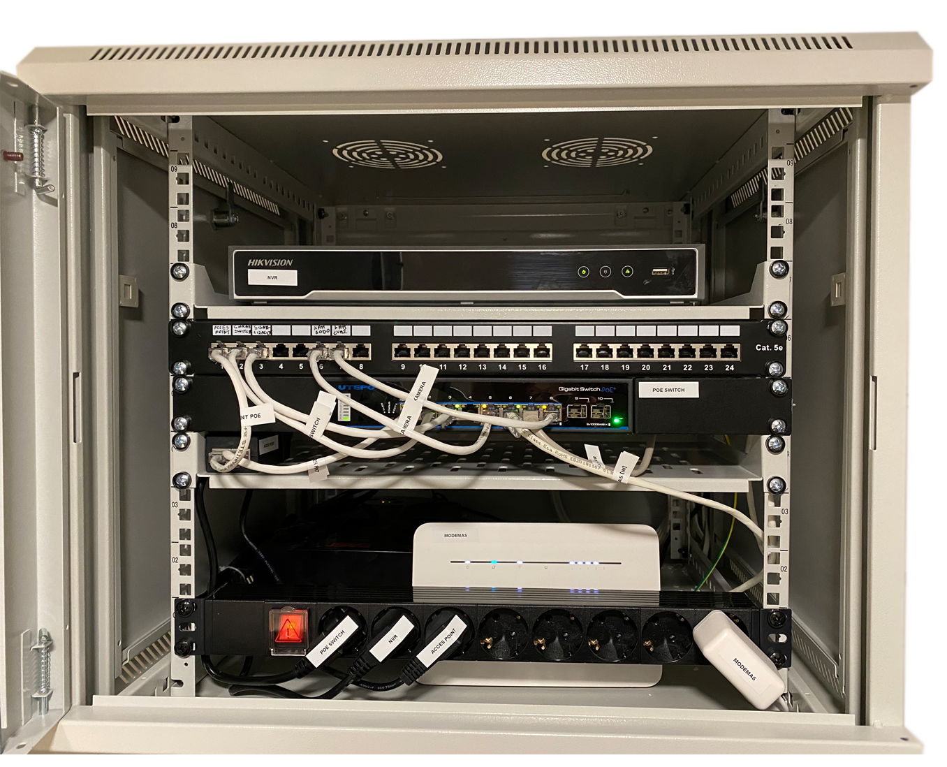 Tinklo ir kamerų spinta